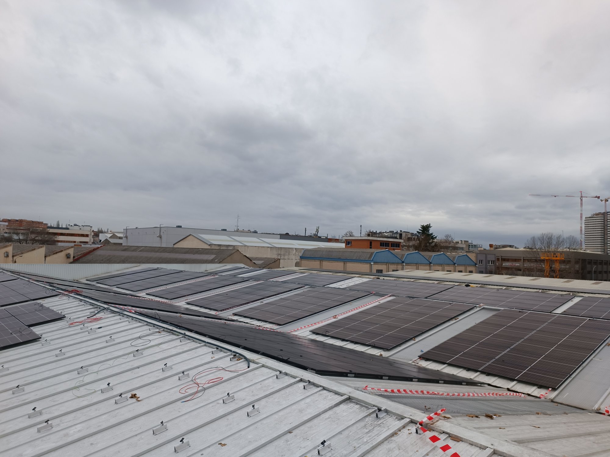 Instalación solar en nave industrial