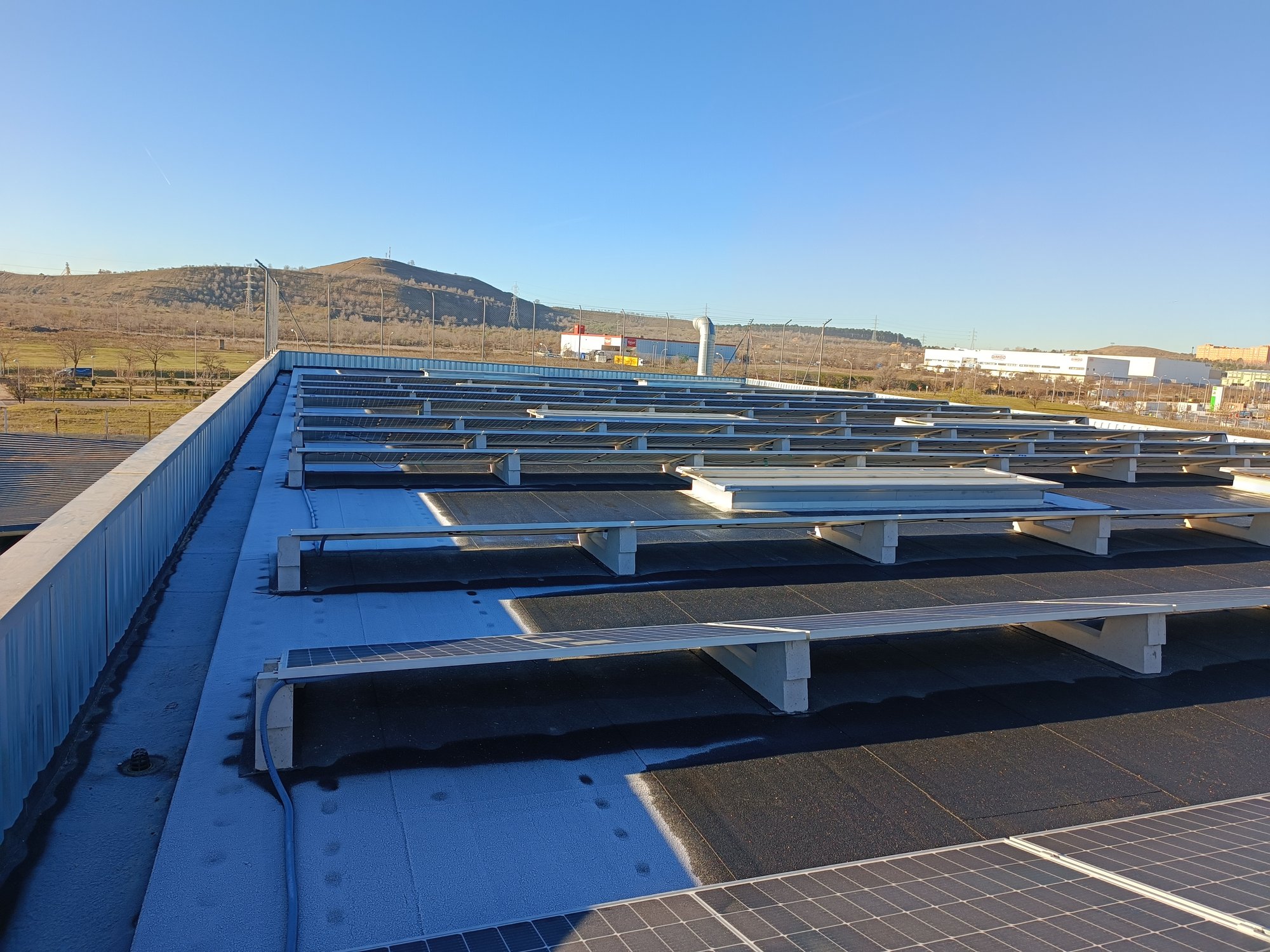Instalación solar en polígono industrial